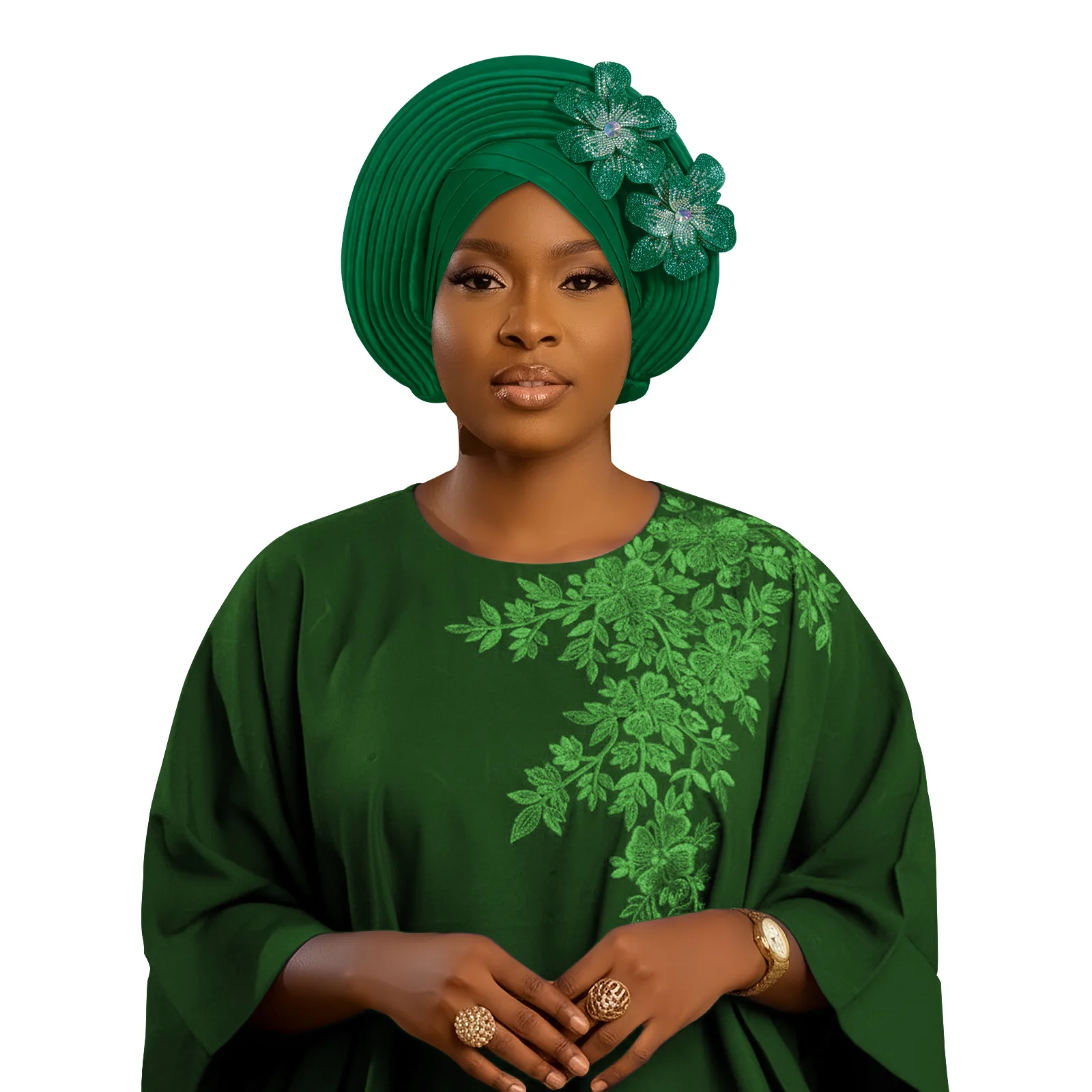 African Turban Cap for Women Muslim Crinkled Applique Headscarf Hijab Hat Bonnet Head Wrap Nigeria Wedding Party Geles Turbante
African Turban Cap for Women Muslim Crinkled Applique Headscarf Hijab Hat Bonnet Head Wrap Nigeria Wedding Party Geles Turbante