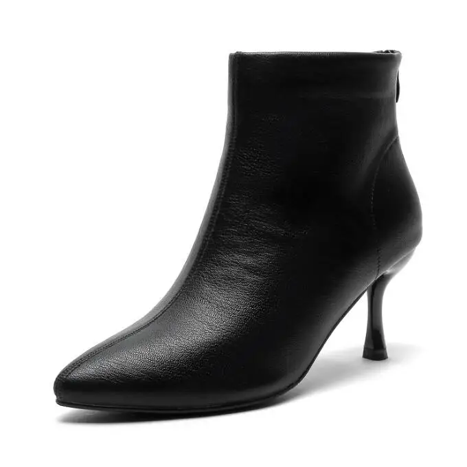 Women's Shoes High Heel Ankle Boots Fashion Pointed Toe Stiletto Short Boots Spring Autumn Ladies Party Shoes Large Size 31-43
Women's Shoes High Heel Ankle Boots Fashion Pointed Toe Stiletto Short Boots Spring Autumn Ladies Party Shoes Large Size 31-43