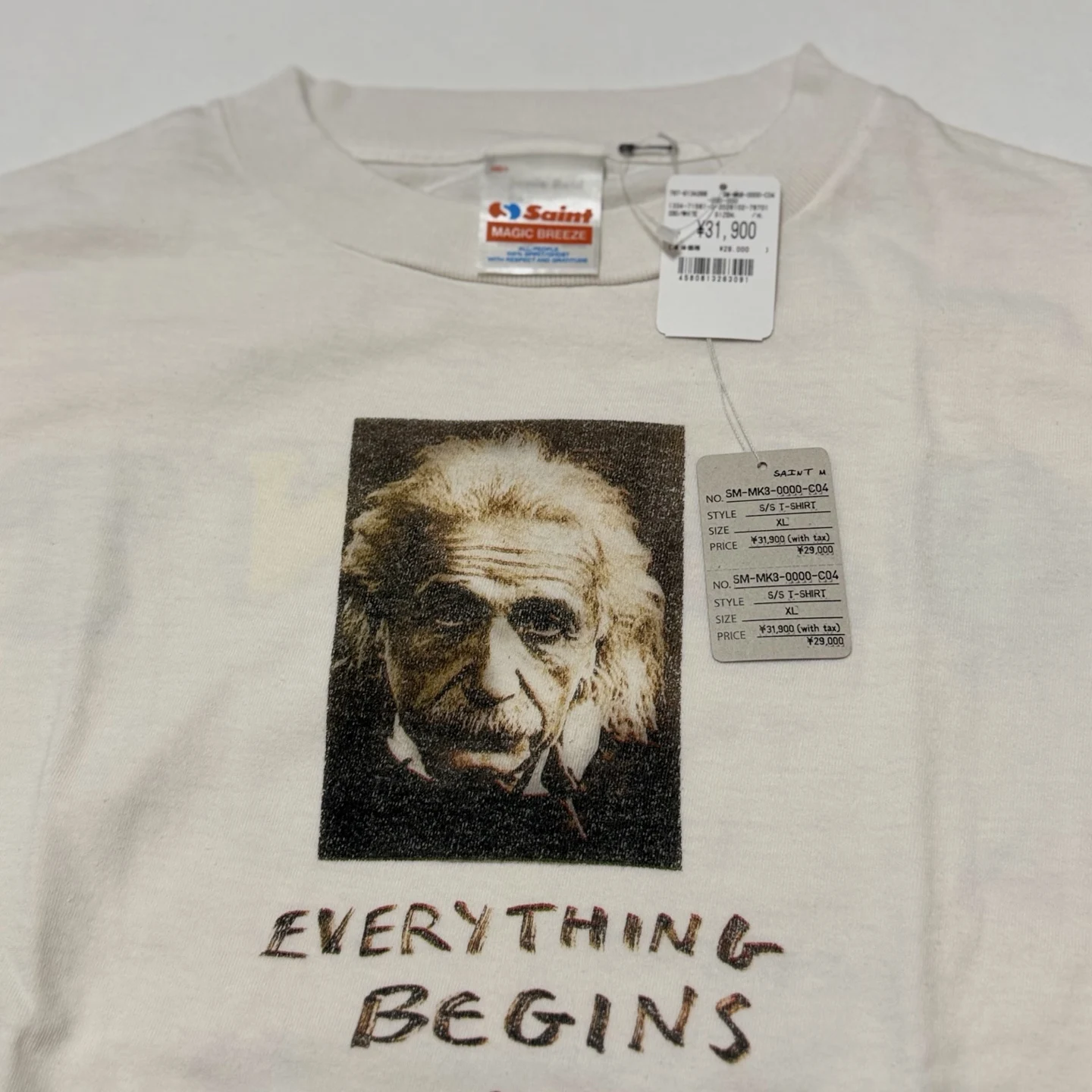 Oversized Saint Everything Begins With E T Shirt Men Women High Quality Oversized Tee Tops T-Shirt
Oversized Saint Everything Begins With E T Shirt Men Women High Quality Oversized Tee Tops T-Shirt