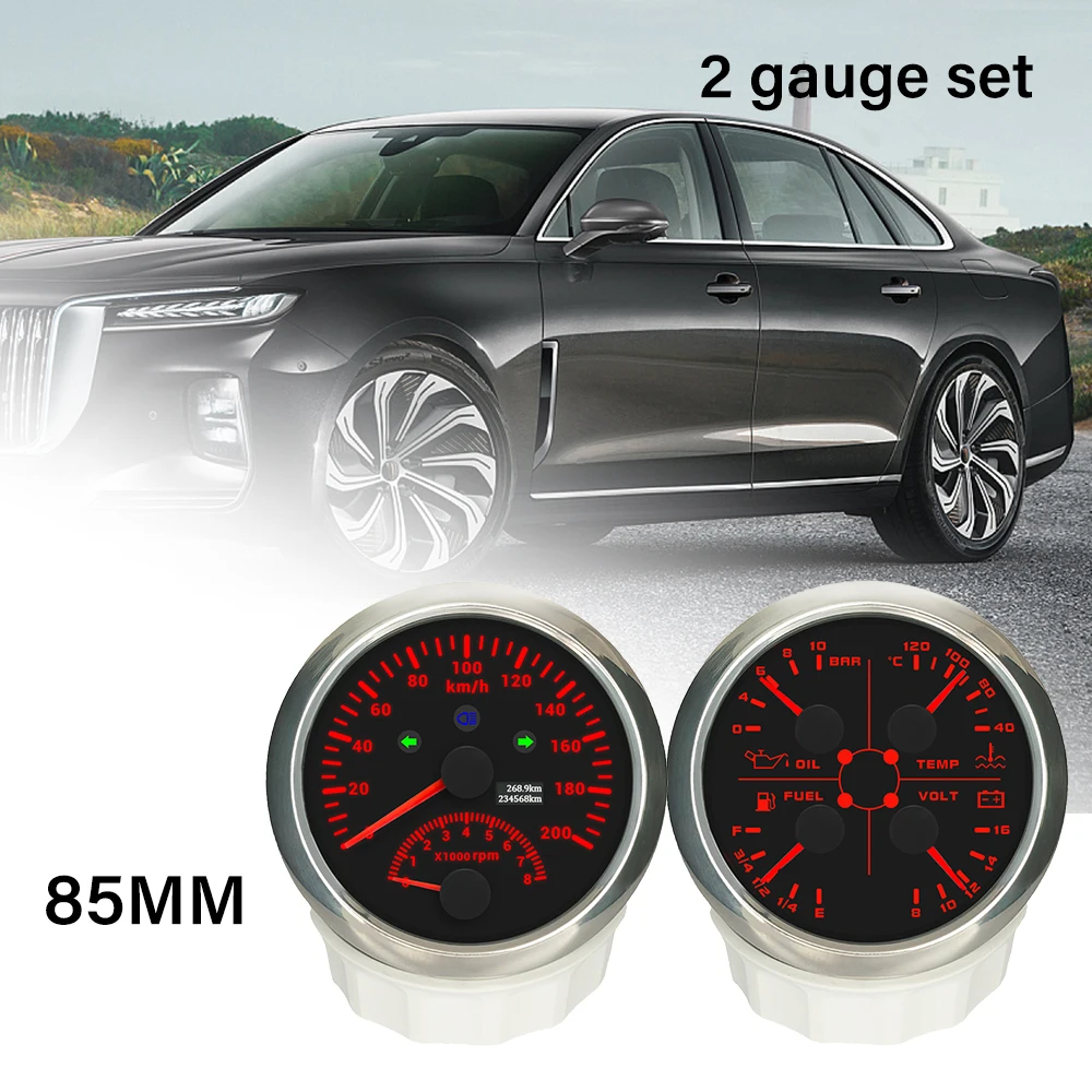 Пресс для масла ELING 85 мм 4 в 1 40-120 ℃ Вольтметр температуры воды и уровня топлива + 0-120 км/ч, 0-200 МГц, GPS-спидометр с тахометром
Пресс для масла ELING 85 мм 4 в 1 40-120 ℃ Вольтметр температуры воды и уровня топлива + 0-120 км/ч, 0-200 МГц, GPS-спидометр с тахометром