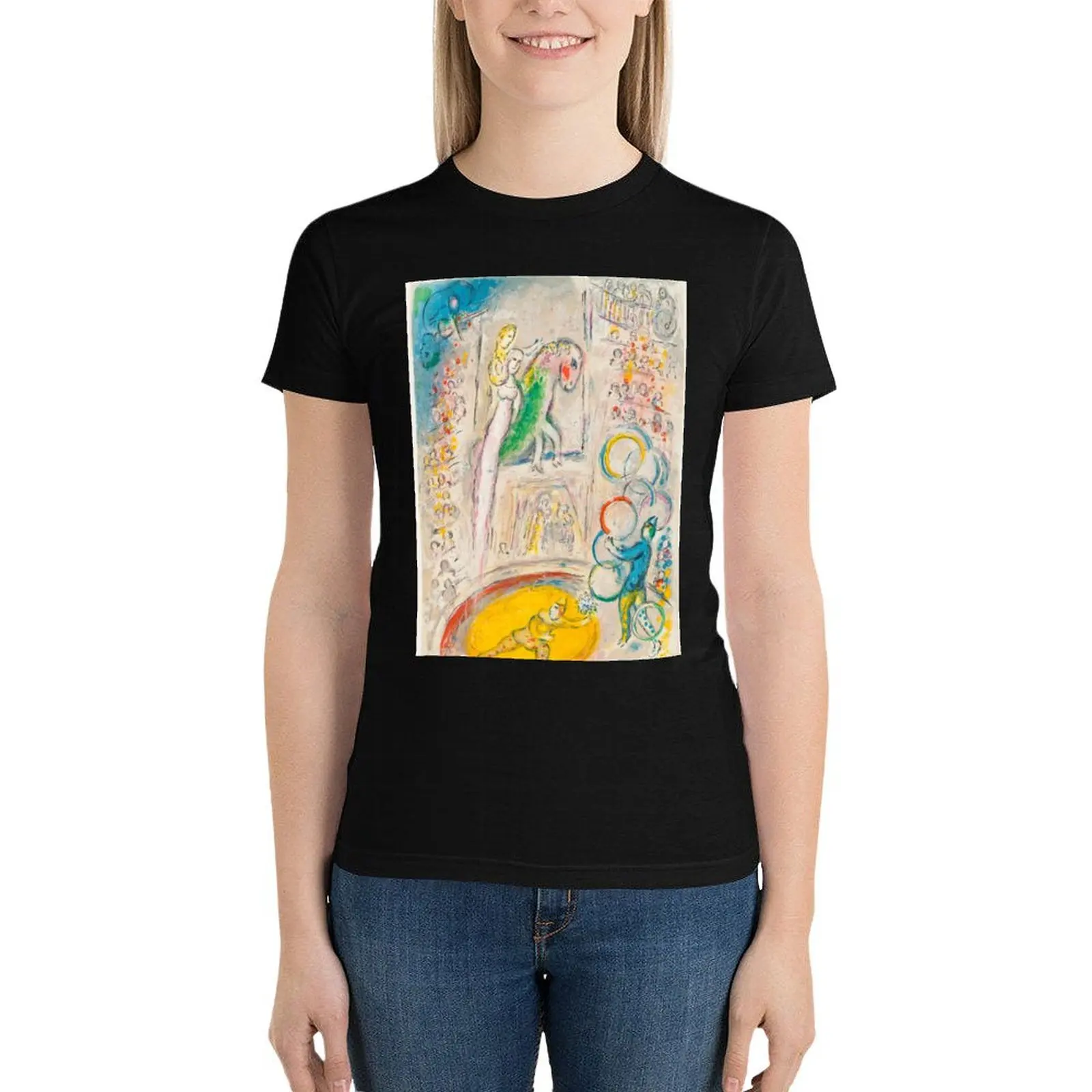 Marc Chagall - Le Cirque (1967) T-Shirt kawaii clothes plus size tops vintage clothes oversized workout shirts for Women
Marc Chagall - Le Cirque (1967) T-Shirt kawaii clothes plus size tops vintage clothes oversized workout shirts for Women