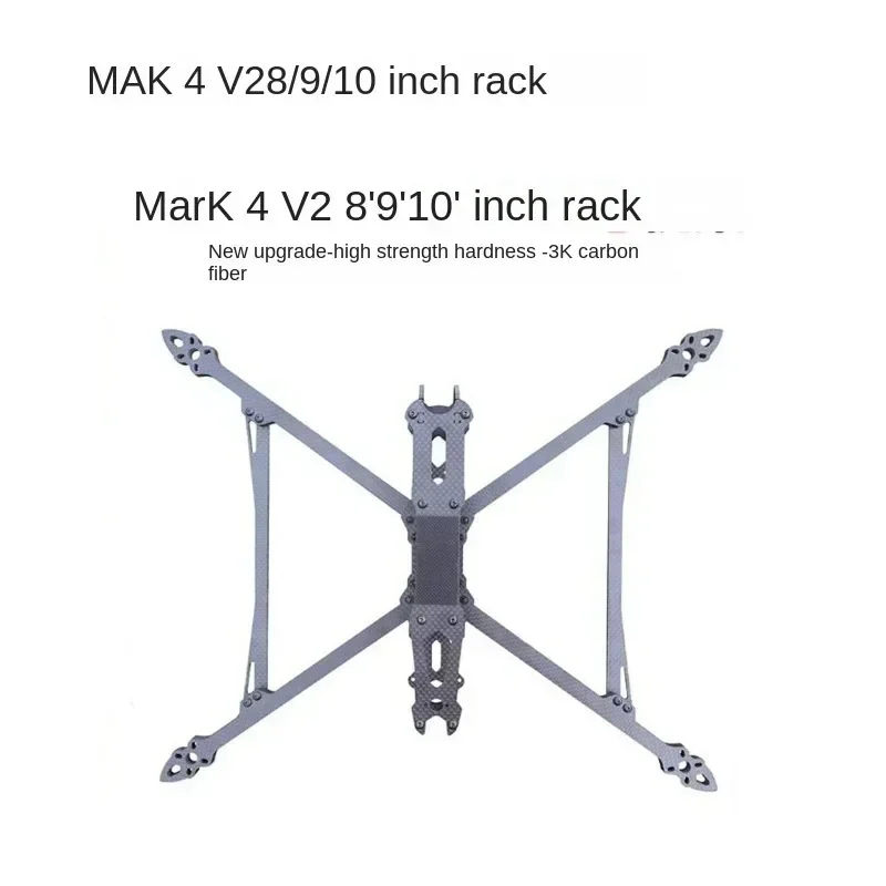 MARK4 V2 FPV Drone Frame KIT 8/9/10inch 367/387/427mm Carbon Fiber For RC FPV Freestyle Long Range Racing Drone Quadcopter
MARK4 V2 FPV Drone Frame KIT 8/9/10inch 367/387/427mm Carbon Fiber For RC FPV Freestyle Long Range Racing Drone Quadcopter