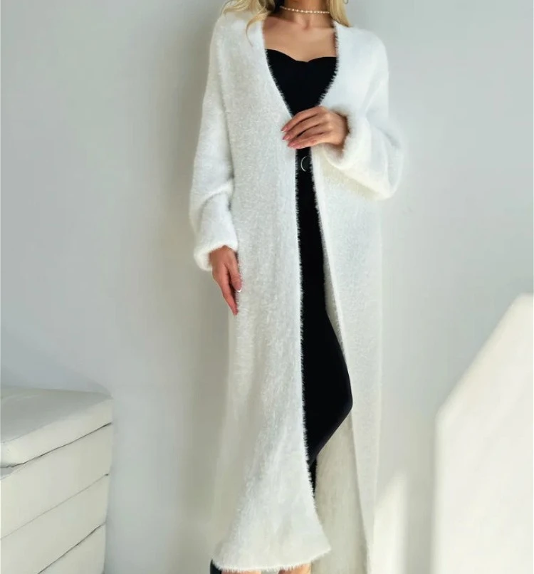 Cardigan Women Long Coats Sweaters Knitted Jumpers Y2k Streetwear Casual Loose Elegant Splice Knit Open Stith Autumn Winter 2025
Cardigan Women Long Coats Sweaters Knitted Jumpers Y2k Streetwear Casual Loose Elegant Splice Knit Open Stith Autumn Winter 2025