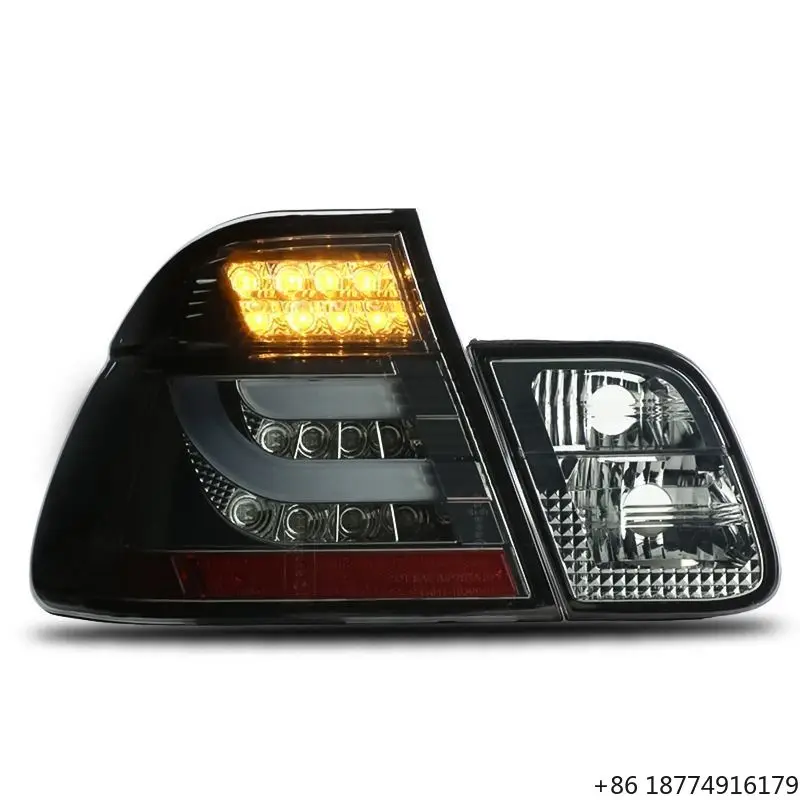Taillight Assembly LED Tail Lights Brake Light Turn Signal Black Background for 3 Series E46 2001-2004
Taillight Assembly LED Tail Lights Brake Light Turn Signal Black Background for 3 Series E46 2001-2004