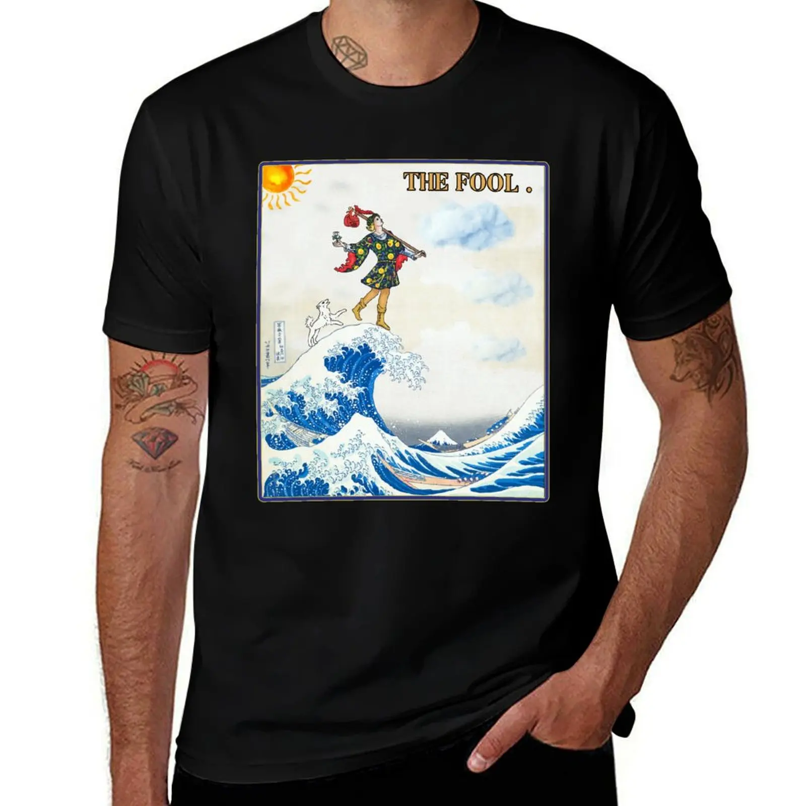 Great Wave Off Kanagawa The Fool tarot T-Shirt t shirts for man cotton funny t shirt for man man graphic t shirt T-shirt
Great Wave Off Kanagawa The Fool tarot T-Shirt t shirts for man cotton funny t shirt for man man graphic t shirt T-shirt