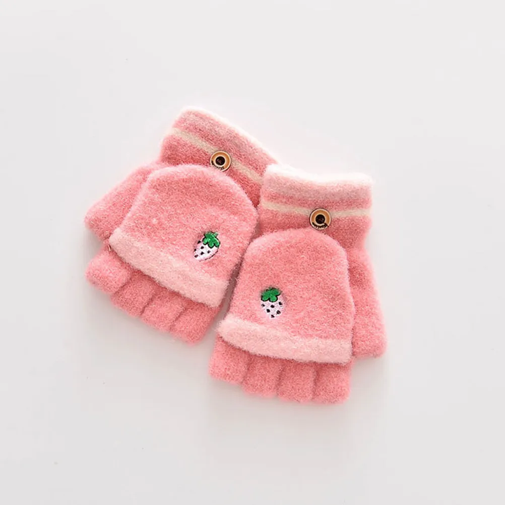 1Pair Children's Warm Gloves Cartoon Flip-Cover Winter Embroidered Mittens Soft Durable Kids Gloves Warm Mitten
1Pair Children's Warm Gloves Cartoon Flip-Cover Winter Embroidered Mittens Soft Durable Kids Gloves Warm Mitten