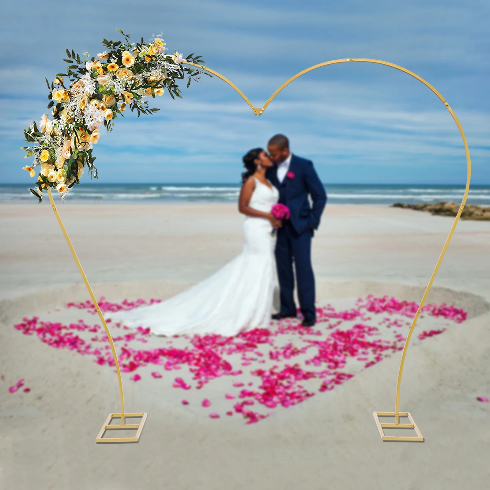 Large Heart-shaped Arch Stand Metal Round Arch Backdrop Stand for Wedding Ceremony Birthday Party Bridal Shower Anniversary
Large Heart-shaped Arch Stand Metal Round Arch Backdrop Stand for Wedding Ceremony Birthday Party Bridal Shower Anniversary