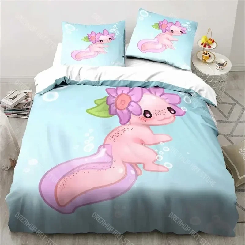 Cute Kawaii Axolotl Art Christmas Navidad Gift King Twin Double Child Customized Bedding Set Duvet Cover with Pillowcase
Cute Kawaii Axolotl Art Christmas Navidad Gift King Twin Double Child Customized Bedding Set Duvet Cover with Pillowcase