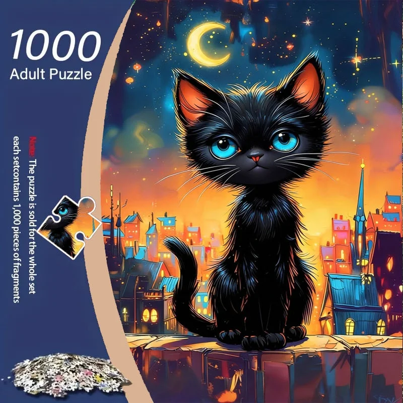 1000 шт. сложный пазл с фантазийным котенком, подходит для s и - портативный картонный пазл «сделай сам», забавный для снятия стресса, волшебный
1000 шт. сложный пазл с фантазийным котенком, подходит для s и - портативный картонный пазл «сделай сам», забавный для снятия стресса, волшебный