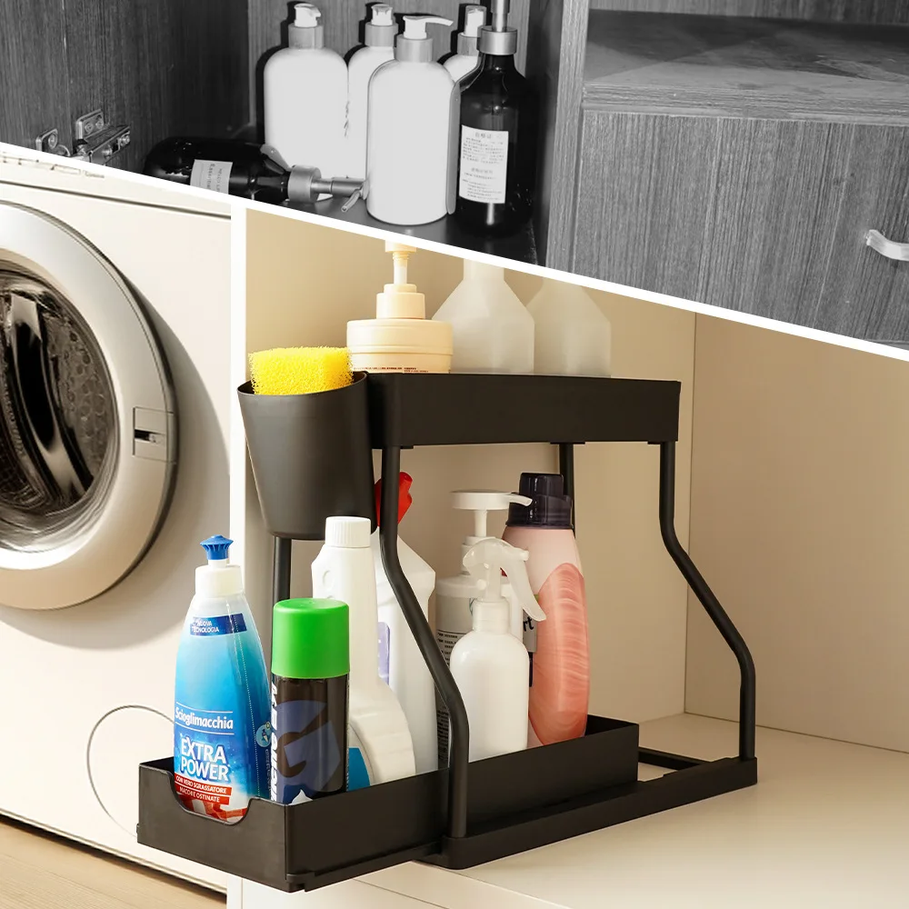 1/2pcs 2 Tier Pull Out Cabinet Organizer Adjustable Kitchen Storage Under Sink Organizer Spice Jar Storage Rack Slide Out Drawer
1/2pcs 2 Tier Pull Out Cabinet Organizer Adjustable Kitchen Storage Under Sink Organizer Spice Jar Storage Rack Slide Out Drawer