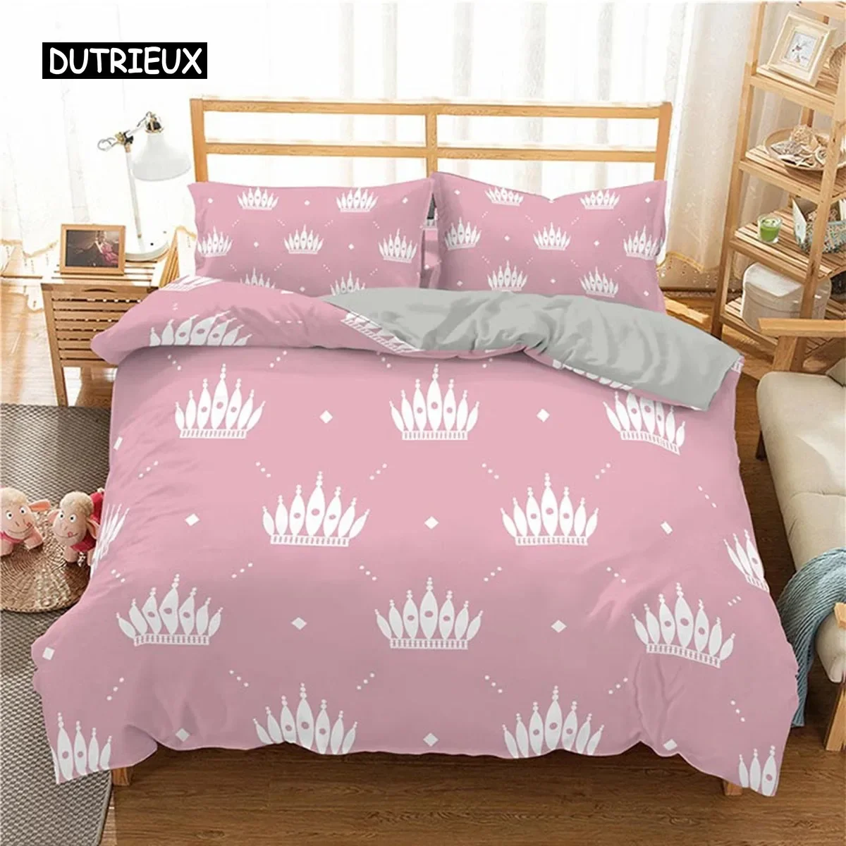 Lovely Pink Bedding Set Duvet Cover 140X200 For Girl Bedroom Quilt Cover Pillowcase Duvet Cover Bed Single Double Size(No Sheet)
Lovely Pink Bedding Set Duvet Cover 140X200 For Girl Bedroom Quilt Cover Pillowcase Duvet Cover Bed Single Double Size(No Sheet)