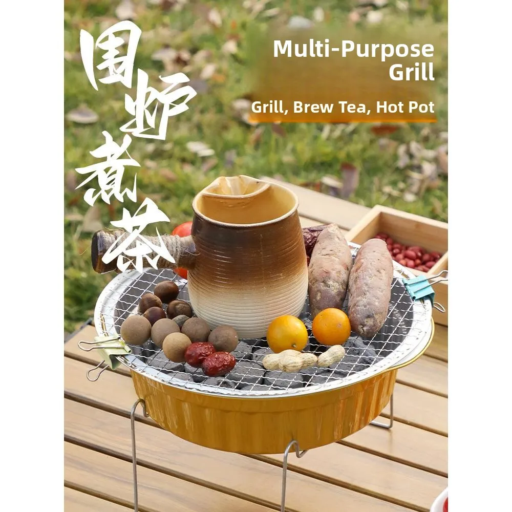 Портативная уличная одноразовая мини-печь для барбекю на углях, печь для молочного ковша Abenuor Love Journey
Портативная уличная одноразовая мини-печь для барбекю на углях, печь для молочного ковша Abenuor Love Journey