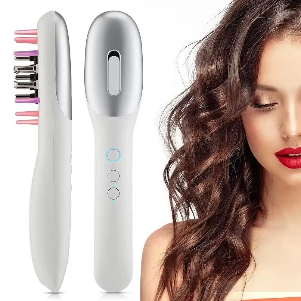 Electric Massage Comb Blue Red Light Therapy Vibration Head Massager Comb Hair Growth Oil Nano Nourish Scalp Brush
Electric Massage Comb Blue Red Light Therapy Vibration Head Massager Comb Hair Growth Oil Nano Nourish Scalp Brush