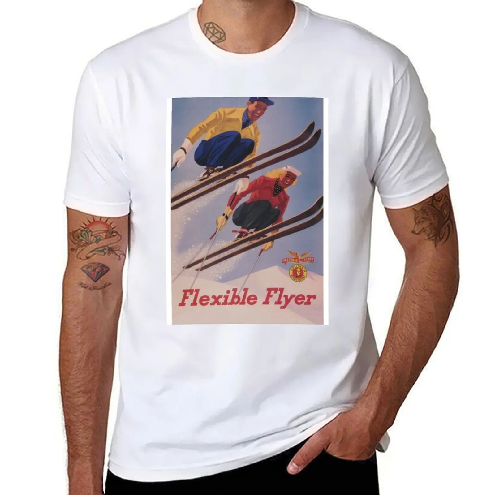 Flexible Flyer Vintage Ski Poster T-Shirt shirts graphic tees vintage graphic tee sublime men tshirt
Flexible Flyer Vintage Ski Poster T-Shirt shirts graphic tees vintage graphic tee sublime men tshirt