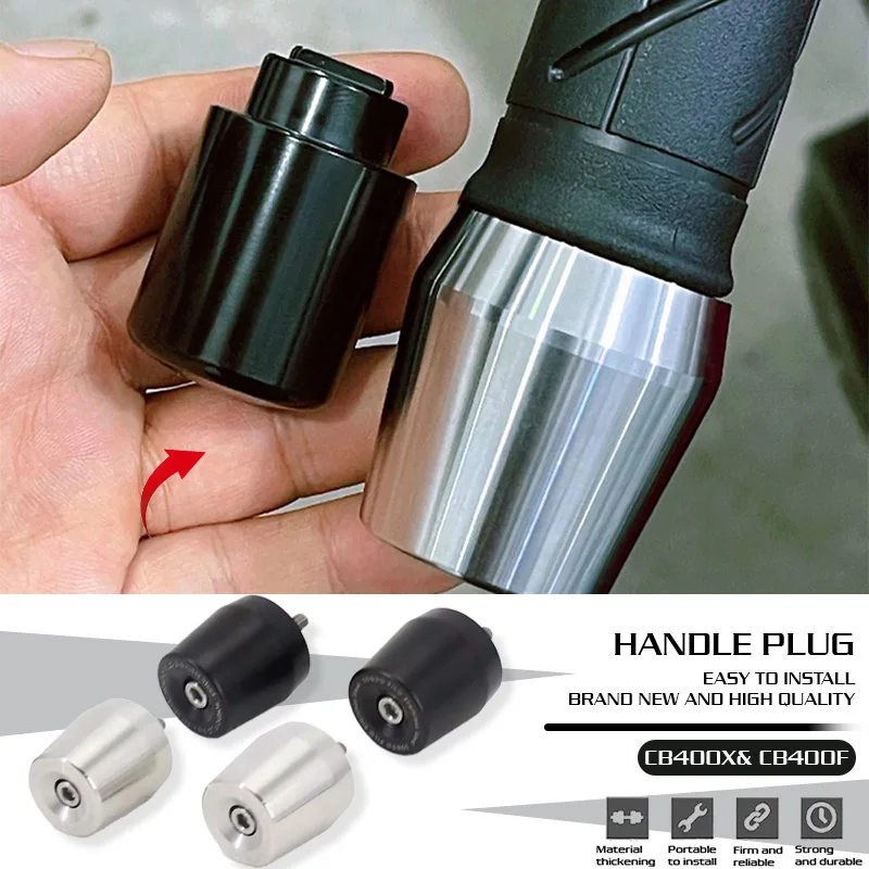 2 Color Motorcycle Accessories Handle Bar Ends Plug Grips Handlebar Plug Caps Slider For Honda CB400X CB400F CB 400X CB400 F
2 Color Motorcycle Accessories Handle Bar Ends Plug Grips Handlebar Plug Caps Slider For Honda CB400X CB400F CB 400X CB400 F