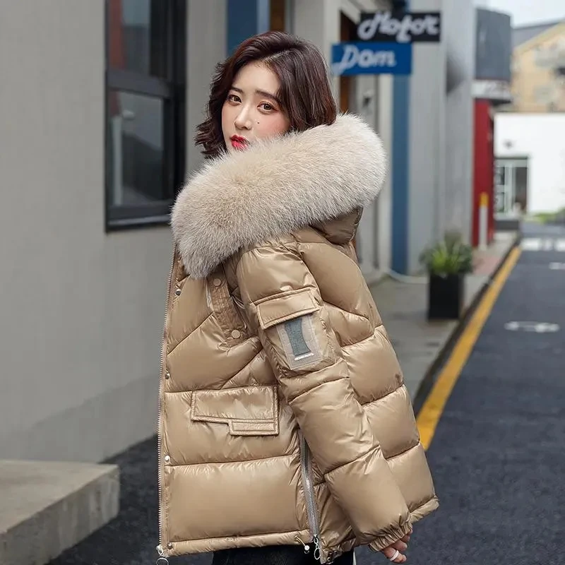 Fashion 2023 New Down Cotton Jacket Female Women Winter Jackets Big Fur Collar Cotton Padded Thick Warm Parkas Coat Female 3XL
Fashion 2023 New Down Cotton Jacket Female Women Winter Jackets Big Fur Collar Cotton Padded Thick Warm Parkas Coat Female 3XL