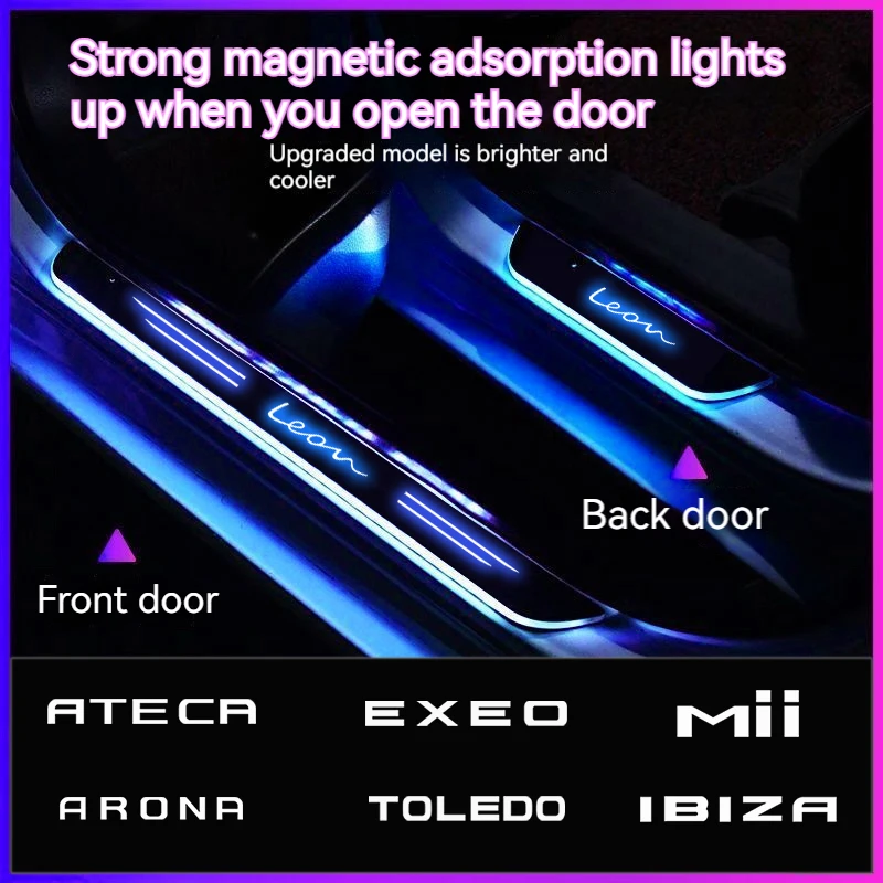 Car door welcome light pedal threshold light car atmosphere light For SEAT Leon Ibiza FR 2 Ateca Arona Exeo Arosa Tarraco
Car door welcome light pedal threshold light car atmosphere light For SEAT Leon Ibiza FR 2 Ateca Arona Exeo Arosa Tarraco