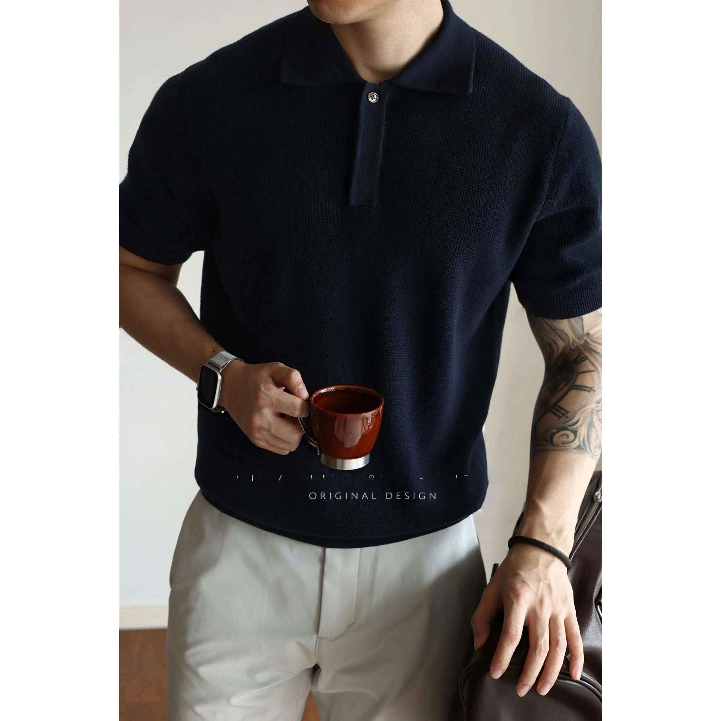 YUXIAN American Style Hidden Button Shirt Pure Cotton Short Sleeve Knitted Casual Business Retro Men's Summer T-Shirt
YUXIAN American Style Hidden Button Shirt Pure Cotton Short Sleeve Knitted Casual Business Retro Men's Summer T-Shirt