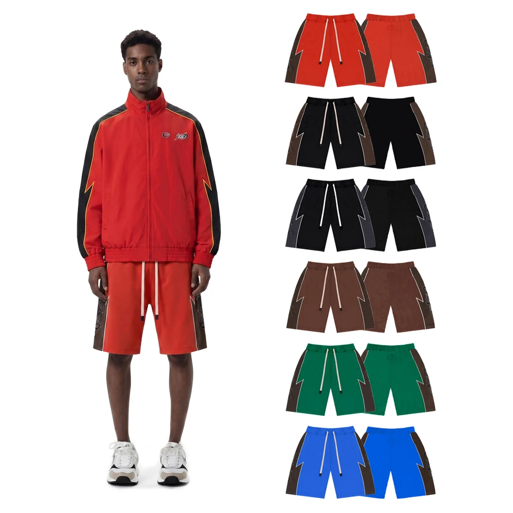 Summer Streetwear Patchwork Sports Short Pants Hip Hop Street Style Cotton Vintage Letter Embroidery Casual Clothing Short Pants
Summer Streetwear Patchwork Sports Short Pants Hip Hop Street Style Cotton Vintage Letter Embroidery Casual Clothing Short Pants