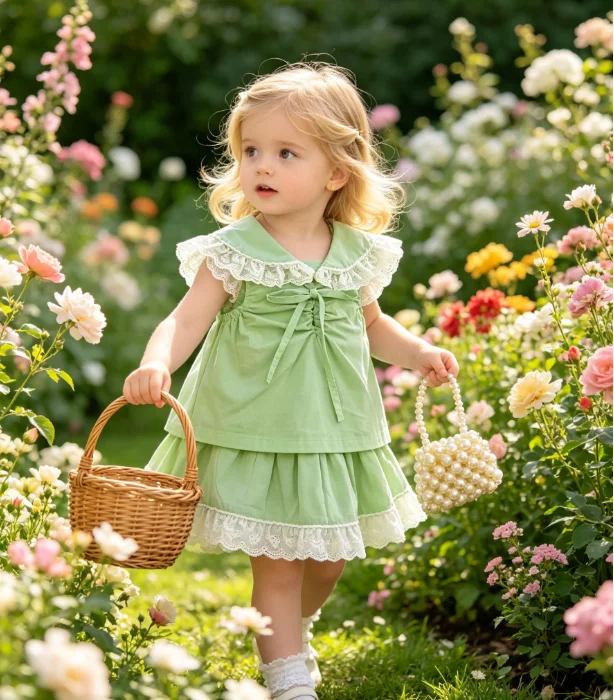 Girls' Set 2026 Spring and Summer New Children's Wear Korean Style Girl Baby Academy Style Navy Collar Lace Two-piece Set
Girls' Set 2026 Spring and Summer New Children's Wear Korean Style Girl Baby Academy Style Navy Collar Lace Two-piece Set