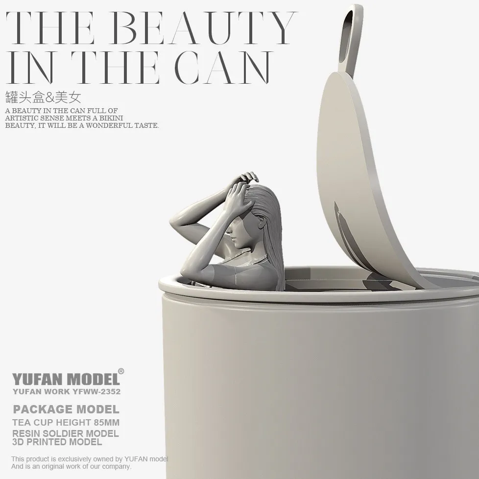 Оригинальная фигурка солдата из смолы YUFAN (высота 120 мм) в банке, белая, YFWW-2352+3D
Оригинальная фигурка солдата из смолы YUFAN (высота 120 мм) в банке, белая, YFWW-2352+3D