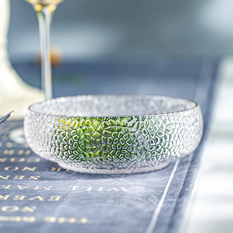 CX Phnom Penh Hammer Glass Bowl Plate Creative Fruit Plate Dessert Bowl
CX Phnom Penh Hammer Glass Bowl Plate Creative Fruit Plate Dessert Bowl