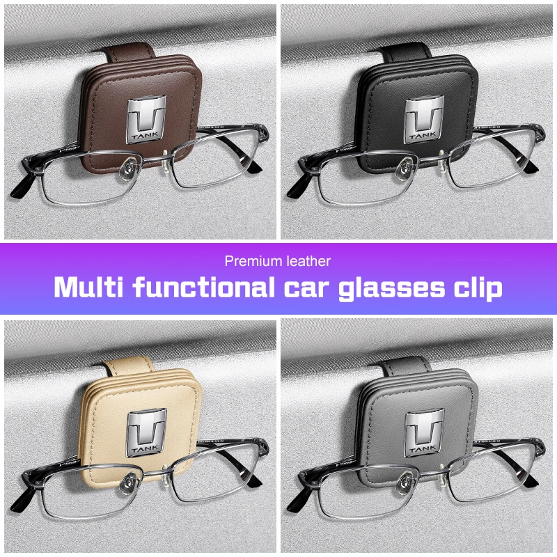 Car Visor Glasses Clip Leather for Great Wall GMW Tank 300 500 tank300 400 700 Eyeglass Holder Card Ticket Sunglasses Support
Car Visor Glasses Clip Leather for Great Wall GMW Tank 300 500 tank300 400 700 Eyeglass Holder Card Ticket Sunglasses Support