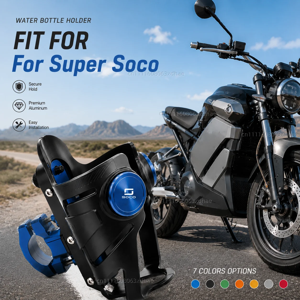 Motorcycle Water Bottle Holder For Super Soco CPx CUmini CUx TC 50 TC Coffee Beverage Tea Cup Support Modification Accessories
Motorcycle Water Bottle Holder For Super Soco CPx CUmini CUx TC 50 TC Coffee Beverage Tea Cup Support Modification Accessories