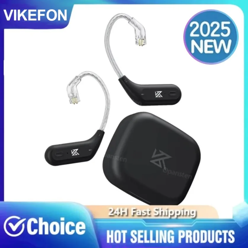 KZ AZ09 Bluetooth 5.2 Wireless Upgrade Cable HIFI Wireless Ear Hook With Charging Case For KZ TRN CCA Earphones Headset
KZ AZ09 Bluetooth 5.2 Wireless Upgrade Cable HIFI Wireless Ear Hook With Charging Case For KZ TRN CCA Earphones Headset