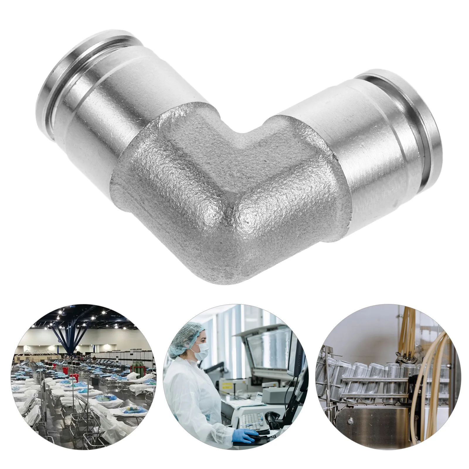 Stainless Steel Pneumatic Fittings 90 Degree Male Adapter Air Tube Connector Quick Push Elbow Oxygen Fitting Bulk Quantity
Stainless Steel Pneumatic Fittings 90 Degree Male Adapter Air Tube Connector Quick Push Elbow Oxygen Fitting Bulk Quantity