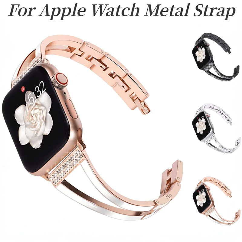 Metal Strap For Apple Watch Band 8 7 6 5 4 SE Stainless steel Breathable Belt iWatch Series 45mm 41mm 44mm 42mm 40mm 38mm Correa
Metal Strap For Apple Watch Band 8 7 6 5 4 SE Stainless steel Breathable Belt iWatch Series 45mm 41mm 44mm 42mm 40mm 38mm Correa