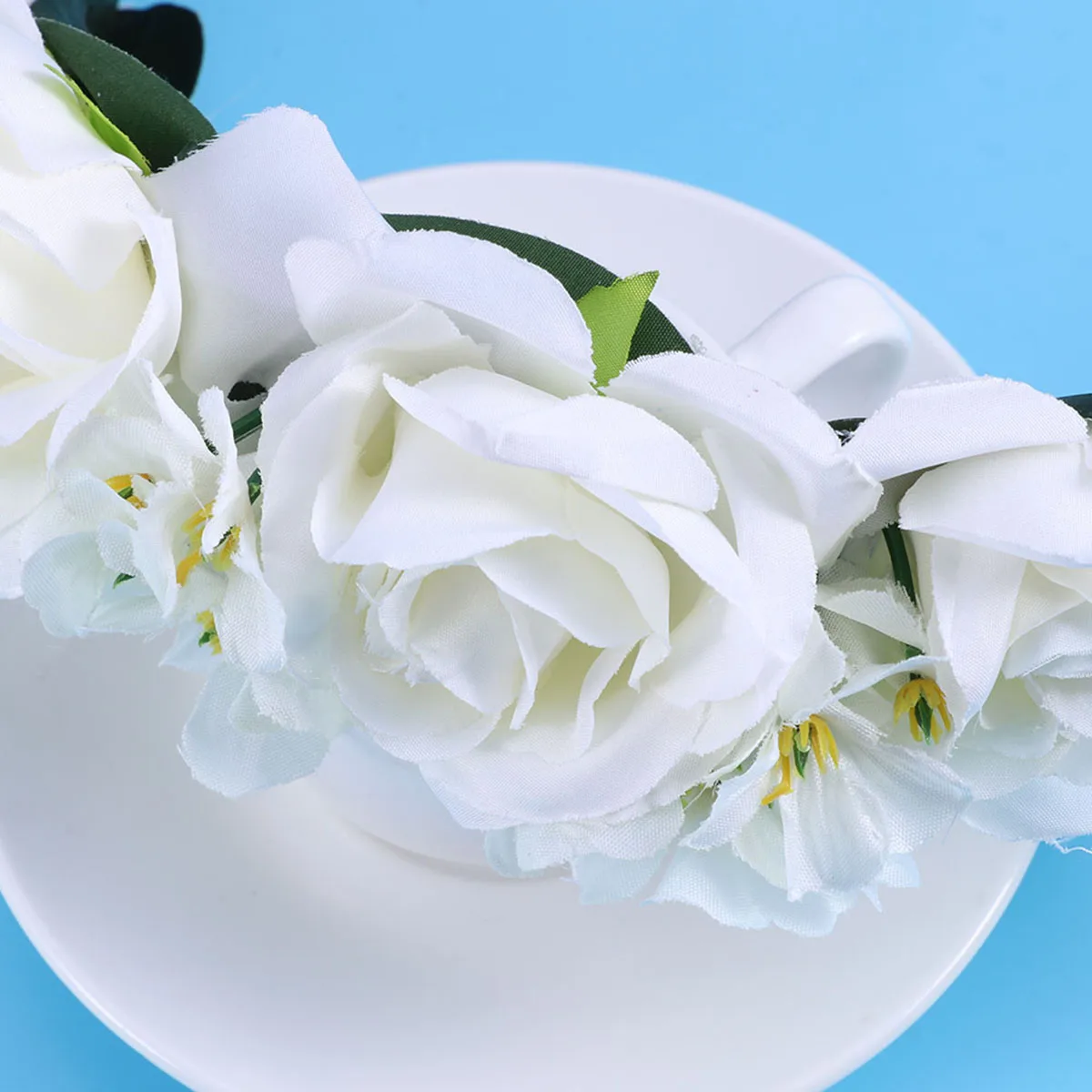 Rose Flower Headband White Elegant Simulation Design Adjustable Ribbon For Women Party Wedding Cosplay Masquerade Hair
Rose Flower Headband White Elegant Simulation Design Adjustable Ribbon For Women Party Wedding Cosplay Masquerade Hair