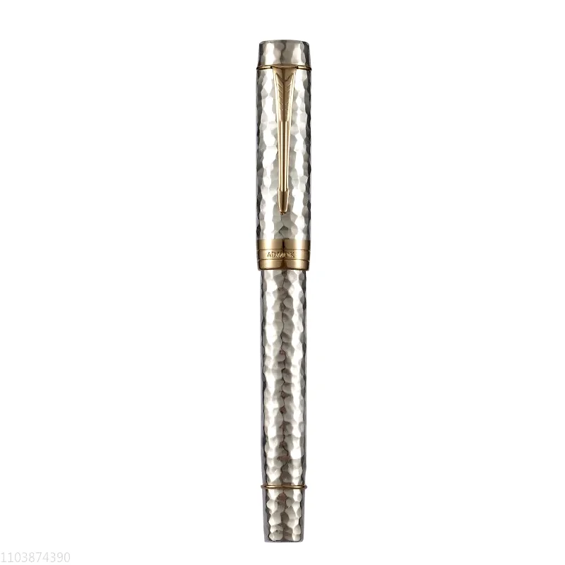 ADMOK Hammer Pattern 925 Sterling Silver Fountain Pen NO.6 Schmidt F/M Nib Ink Pen Mb Luxury Business Office Writing Smooth Gift
ADMOK Hammer Pattern 925 Sterling Silver Fountain Pen NO.6 Schmidt F/M Nib Ink Pen Mb Luxury Business Office Writing Smooth Gift