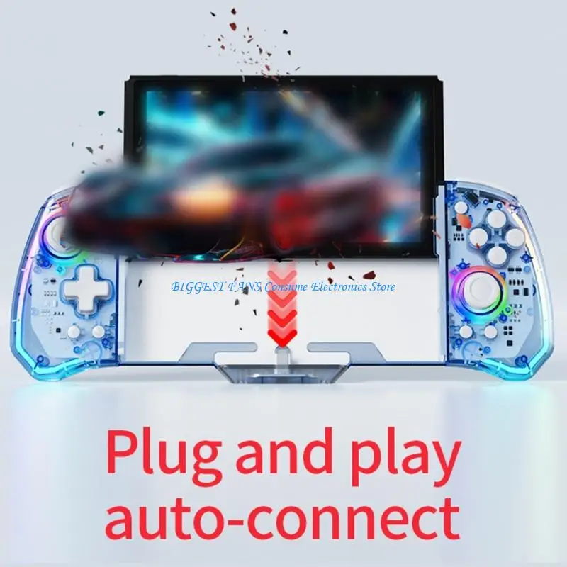 Ergonomic Controller Adjustable Lights Not Scratch Layer Plugs Play Lighting Gamepad Easy to Use for Consoles 
Ergonomic Controller Adjustable Lights Not Scratch Layer Plugs Play Lighting Gamepad Easy to Use for Consoles