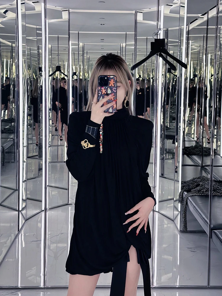 Fashionable Minimalist Women's Dress Elegant Ladylike High Waist Polyester Fiber Spring Autumn Season Basic Style Zipper Closure
Fashionable Minimalist Women's Dress Elegant Ladylike High Waist Polyester Fiber Spring Autumn Season Basic Style Zipper Closure
