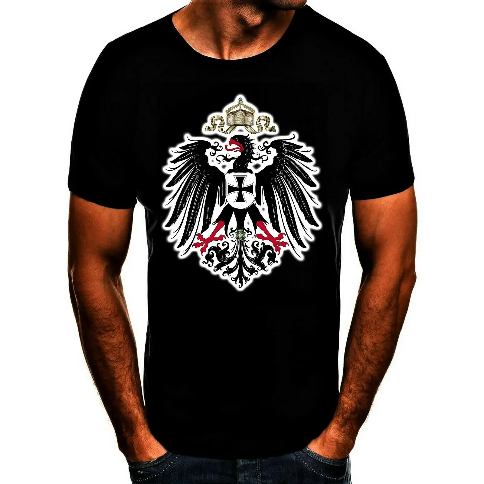 God Be With Us | Believe In Us Glory Germany Eagle T-Shirt 100% Cotton O-Neck Short Sleeve Summer Casual Mens T-shirt Streetwear
God Be With Us | Believe In Us Glory Germany Eagle T-Shirt 100% Cotton O-Neck Short Sleeve Summer Casual Mens T-shirt Streetwear