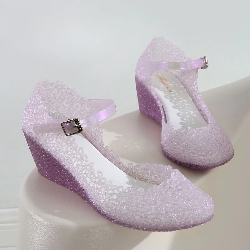 Mom Summer Sandals Transparent Jelly Crystal Platform Wedge Heel Anti Slip Women Shoes
Mom Summer Sandals Transparent Jelly Crystal Platform Wedge Heel Anti Slip Women Shoes