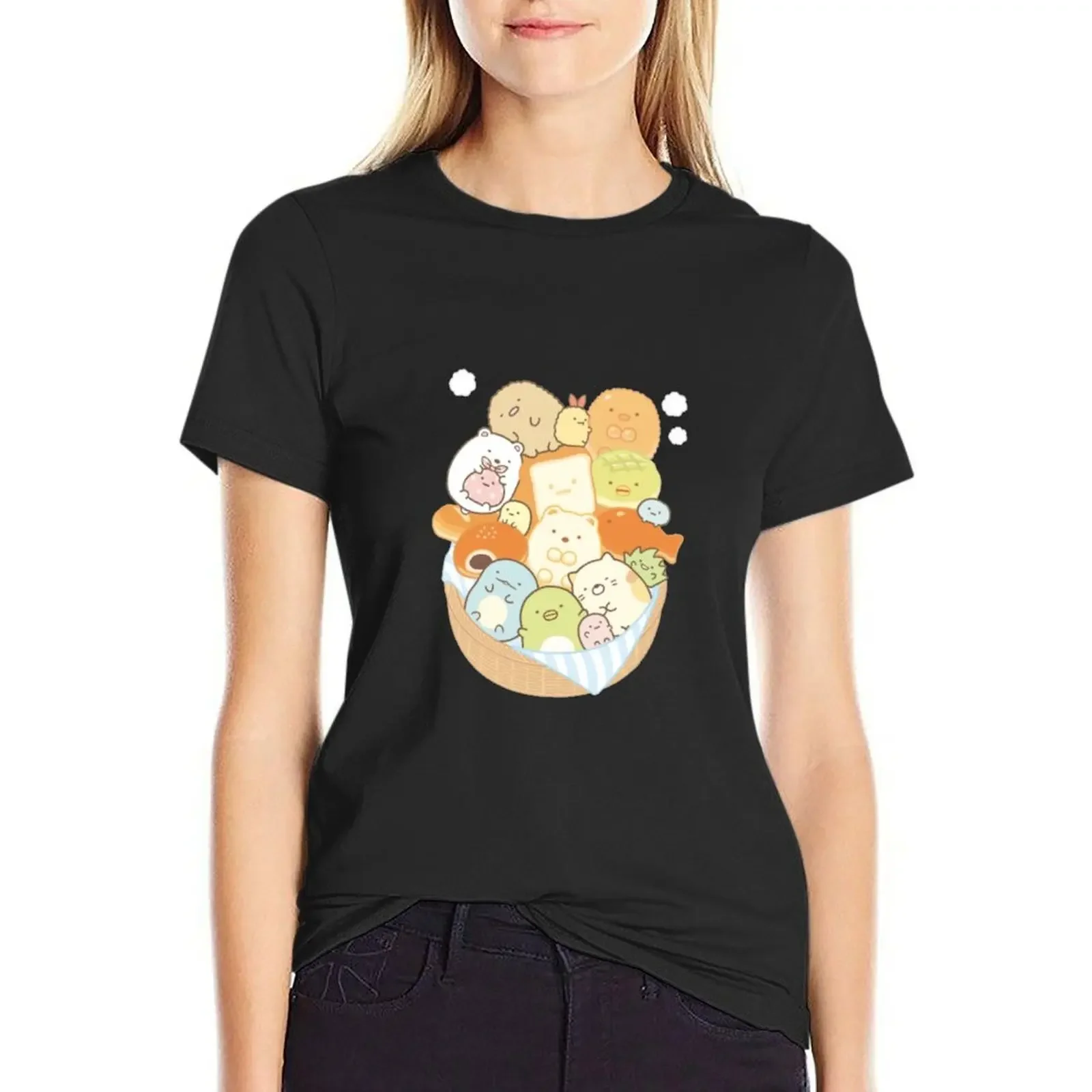 Sumikko gurashi food T-Shirt quick drying female Short sleeve tee workout shirts for Women
Sumikko gurashi food T-Shirt quick drying female Short sleeve tee workout shirts for Women