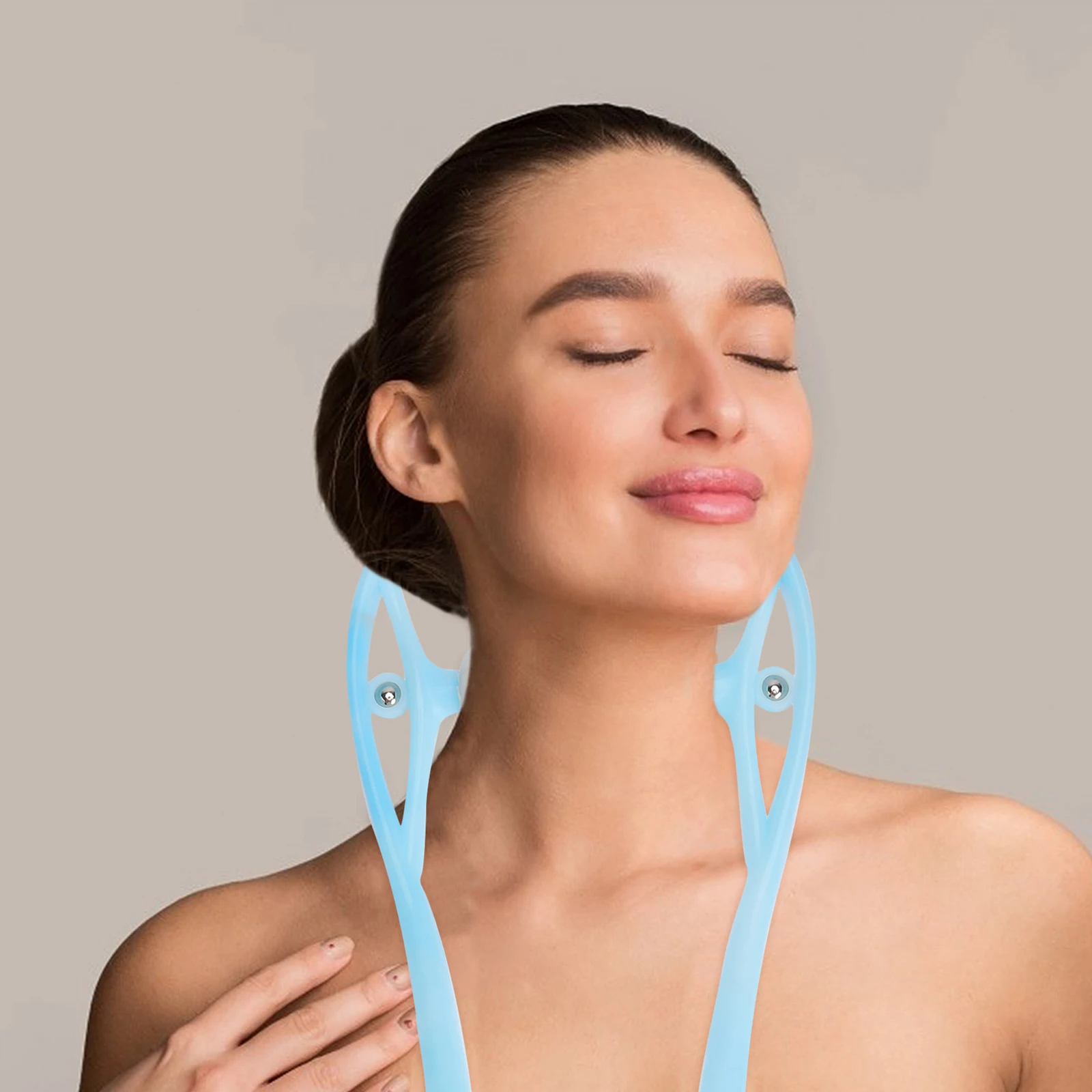 Cervical Spine Massager Practical Neck Roller Small Handy Tool Vertebra Manual Blue Durable Fitness
Cervical Spine Massager Practical Neck Roller Small Handy Tool Vertebra Manual Blue Durable Fitness