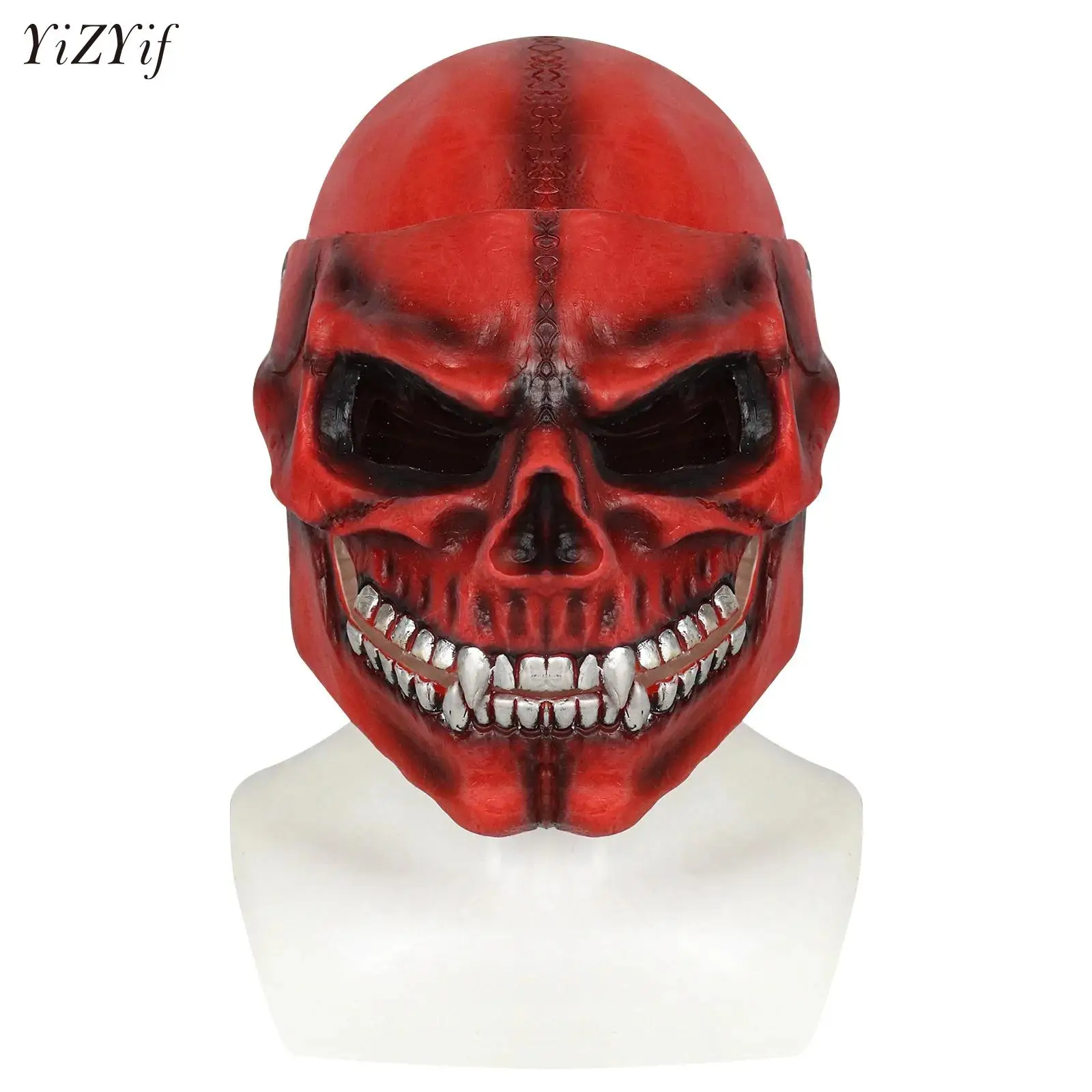 Skull Mask Halloween Skull Head Helmet Mask Anti-terrorism Skeleton Mask Cosplay Masquerade Horror Creepy Scary Ghost Masque
Skull Mask Halloween Skull Head Helmet Mask Anti-terrorism Skeleton Mask Cosplay Masquerade Horror Creepy Scary Ghost Masque