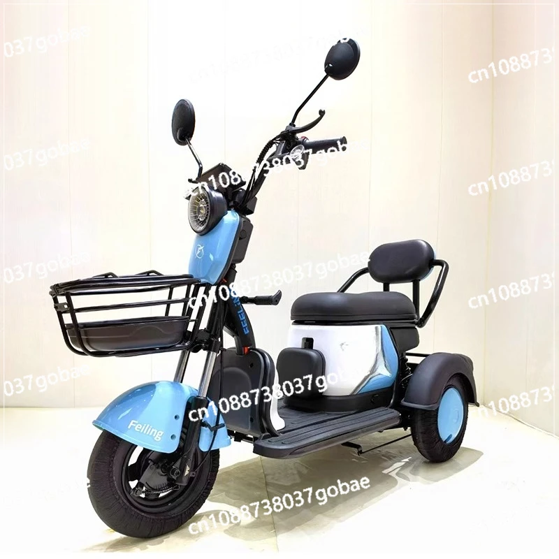 Electric tricycle for the elderly recreational vehicle pick up and drop off children household small step electric moped
Electric tricycle for the elderly recreational vehicle pick up and drop off children household small step electric moped