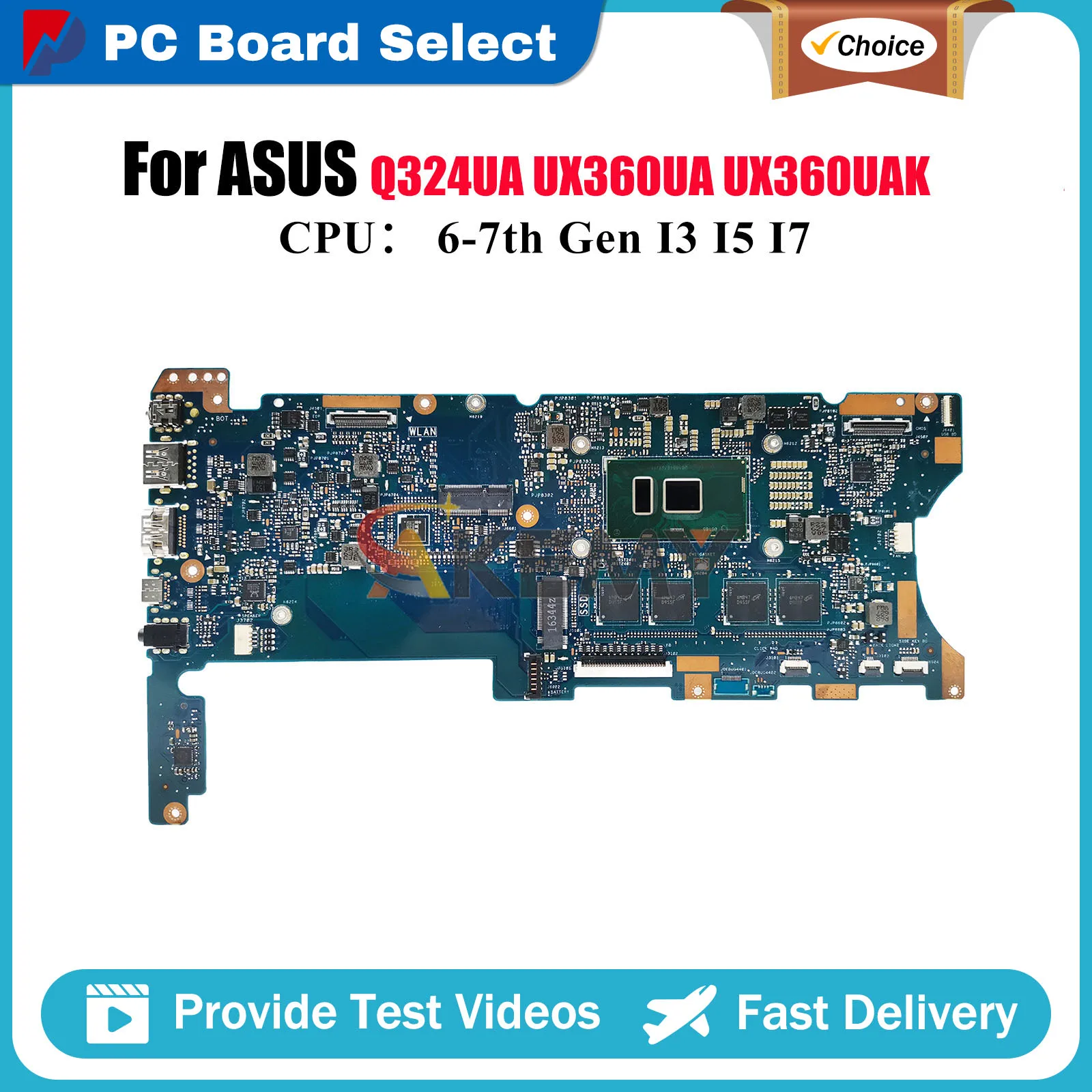 Материнская плата U360UA для ноутбука ASUS ZenBook UX360U UX360UAK U360UA Q324UA, материнская плата для ноутбука с процессором I3 I5 I7, тест ОК, быстрая доставка
Материнская плата U360UA для ноутбука ASUS ZenBook UX360U UX360UAK U360UA Q324UA, материнская плата для ноутбука с процессором I3 I5 I7, тест ОК, быстрая доставка