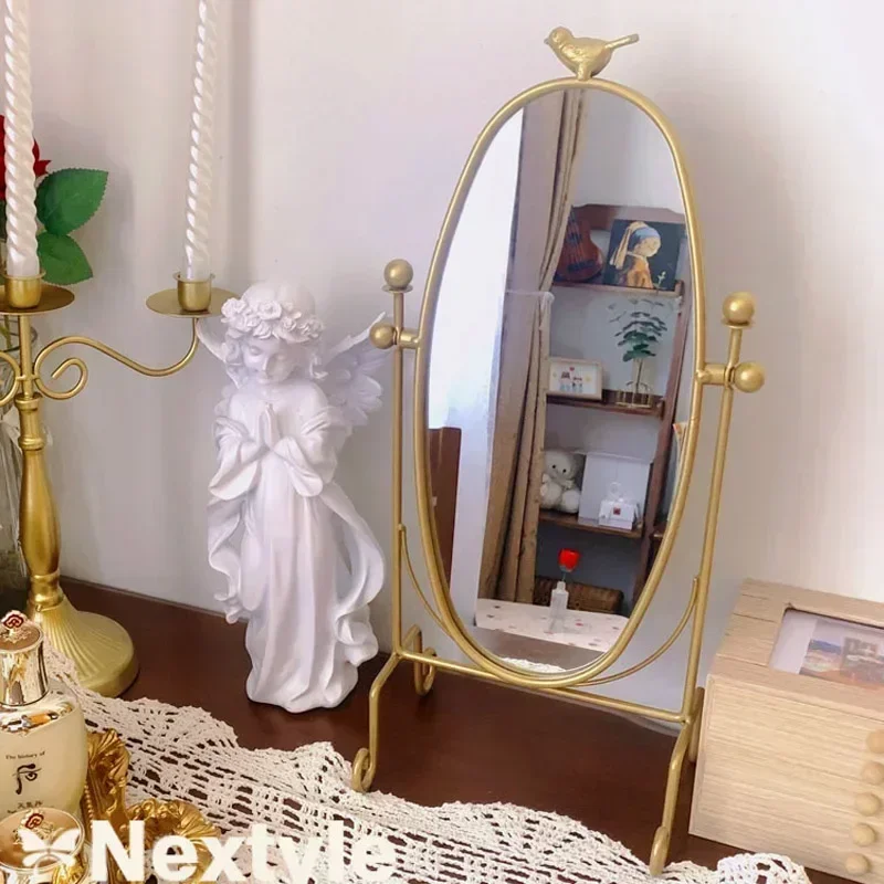 Holder Glass Decore Miroir Oval Makeup Vintage Aesthetic Round Mirror Bedroom Nordic Espejos Decorativos De Pared Room Decor
Holder Glass Decore Miroir Oval Makeup Vintage Aesthetic Round Mirror Bedroom Nordic Espejos Decorativos De Pared Room Decor