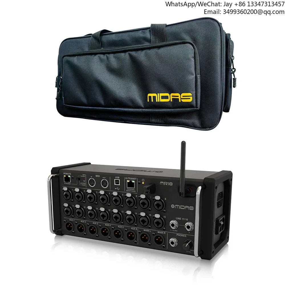 Цифровой микшер MR18 и портативный пакет, 18-канальная звуковая система Pa, стойка-микшер для живых и студий
Цифровой микшер MR18 и портативный пакет, 18-канальная звуковая система Pa, стойка-микшер для живых и студий