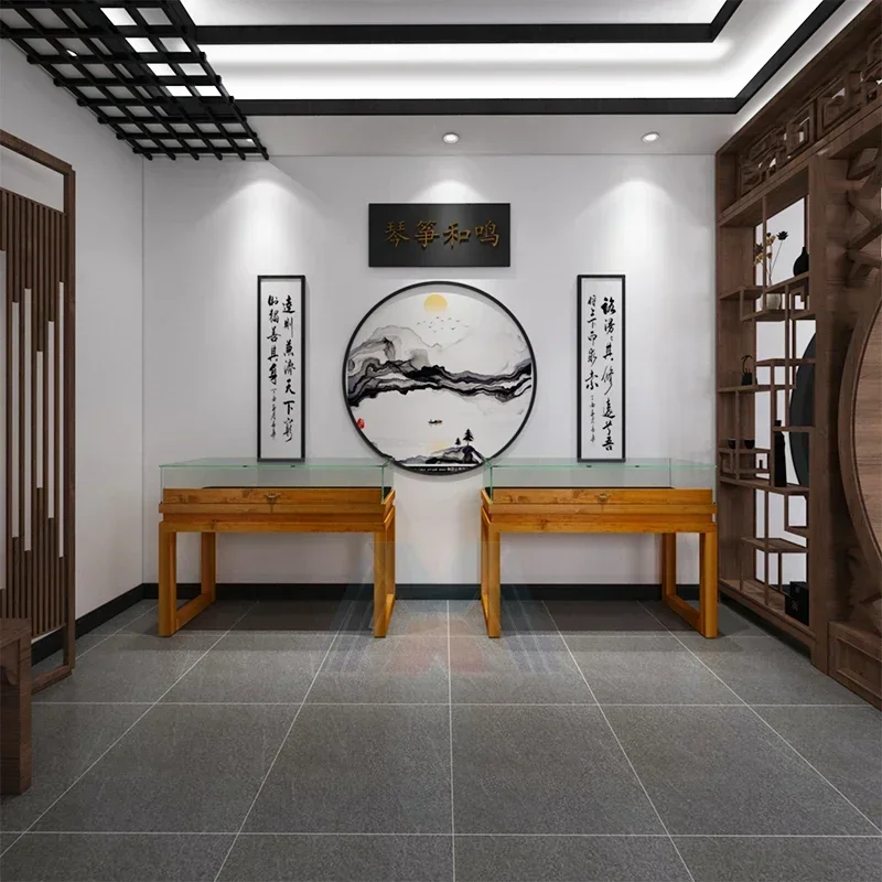 Wholesale prices: New Chinese solid wood display cabinets, jade display cabinets, museum display cabinets, exhibition halls
Wholesale prices: New Chinese solid wood display cabinets, jade display cabinets, museum display cabinets, exhibition halls