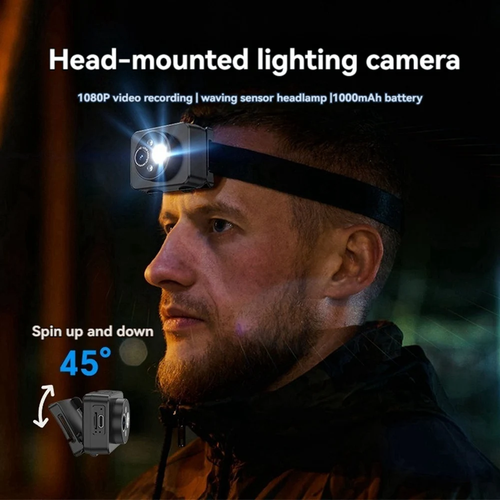 B24A Head-Mounted Sports Camera HD PTZ Anti-Shake Camera Short Video Cycling Outdoor Video Recorder Vlog Recorder
B24A Head-Mounted Sports Camera HD PTZ Anti-Shake Camera Short Video Cycling Outdoor Video Recorder Vlog Recorder
