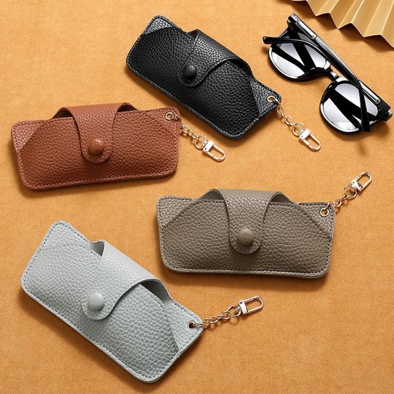 Portable Retro Handmade PU Leather Glasses Bag With Lanyard Hanging Sunglasses Case Simple Glasses Storage Box Sunglasses Case
Portable Retro Handmade PU Leather Glasses Bag With Lanyard Hanging Sunglasses Case Simple Glasses Storage Box Sunglasses Case