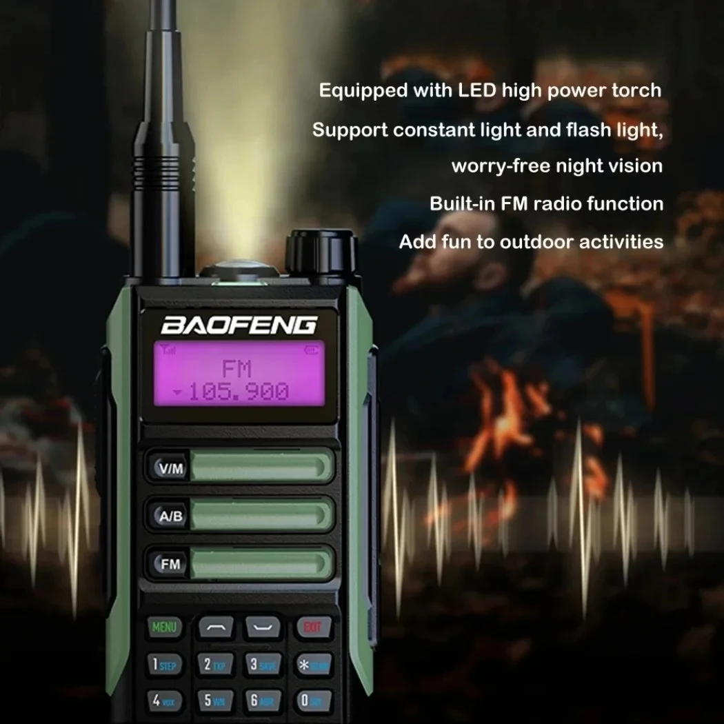 BaoFeng 2PCS NEW UV 16 Max V2 High Power Upgraded Of UV9R UV5R Walkie Talkie IP68 Waterproof 50KM Long Range Dual Band Ham Radio
BaoFeng 2PCS NEW UV 16 Max V2 High Power Upgraded Of UV9R UV5R Walkie Talkie IP68 Waterproof 50KM Long Range Dual Band Ham Radio