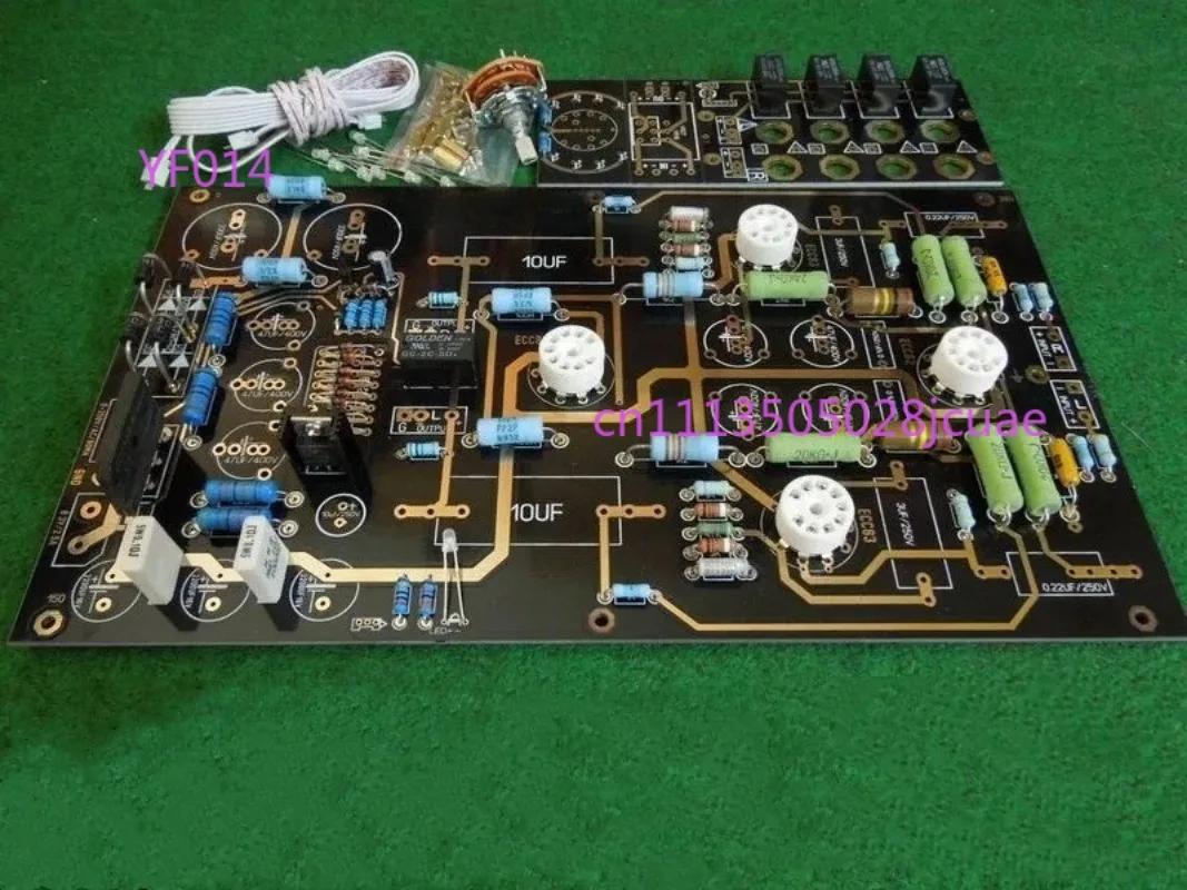 HiFi Vacuum Tube Preamplifier Kit, 12AX7 12AU7 Tube Based Classic Circuit DIY Preamp Audio Accessory
HiFi Vacuum Tube Preamplifier Kit, 12AX7 12AU7 Tube Based Classic Circuit DIY Preamp Audio Accessory