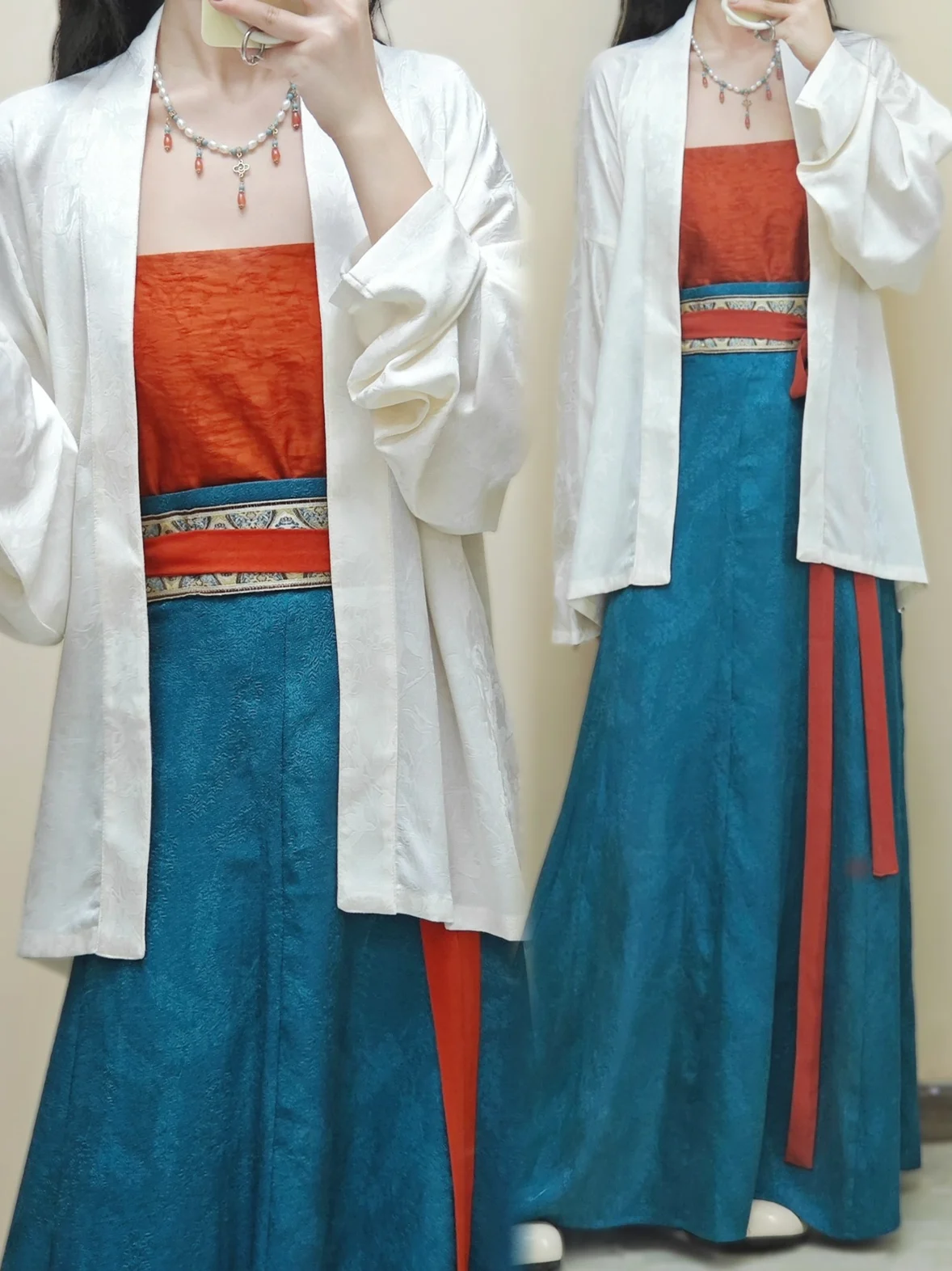 Chic Commuter Hanfu Top with Song Dynas Sle Eight-Slit Skirt And Airplane Sves Traditional Chinese Culture Loose Fit W...
Chic Commuter Hanfu Top with Song Dynas Sle Eight-Slit Skirt And Airplane Sves Traditional Chinese Culture Loose Fit W...